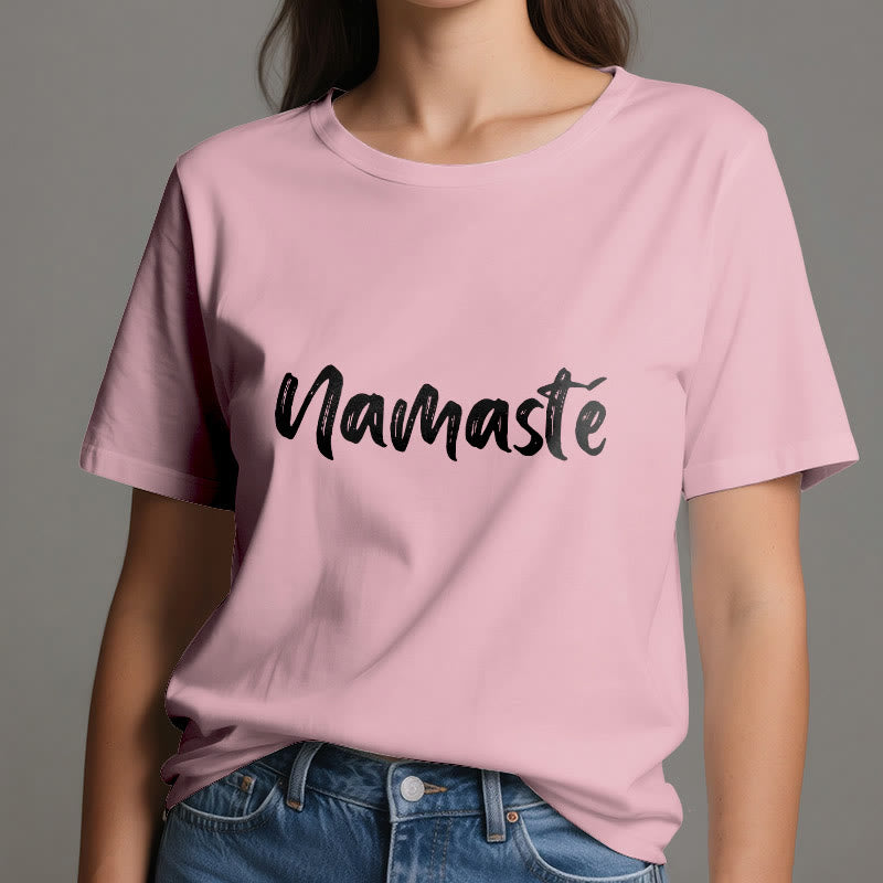 Olivenorma Namaste Yoga Unisex Pilates T-Shirt - image 15