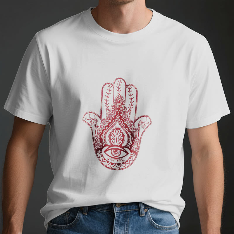 Olivenorma Soft Hamsa cotton T-Shirt - image 3