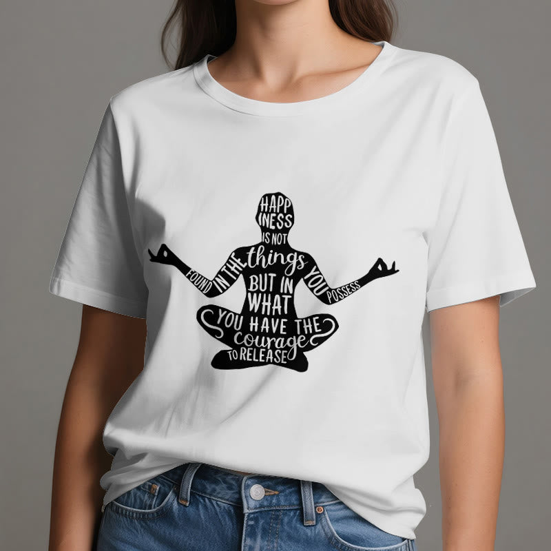 Olivenorma Meditation Tee Cotton Spiritual Yoga T-Shirt - image 6