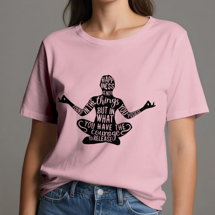 Olivenorma Meditation Tee Cotton Spiritual Yoga T-Shirt - image 14