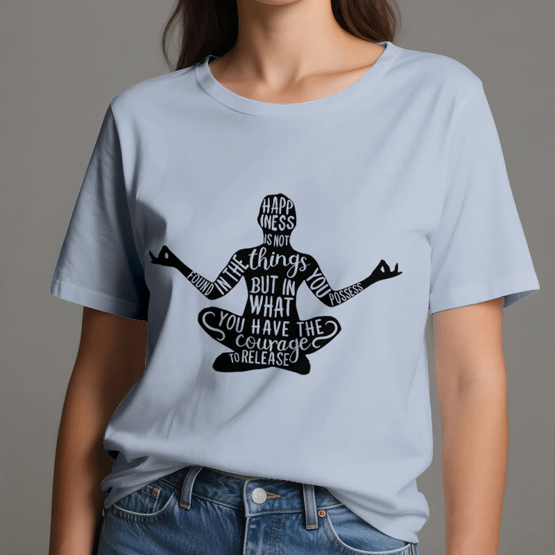 Olivenorma Meditation Tee Cotton Spiritual Yoga T-Shirt - image 2