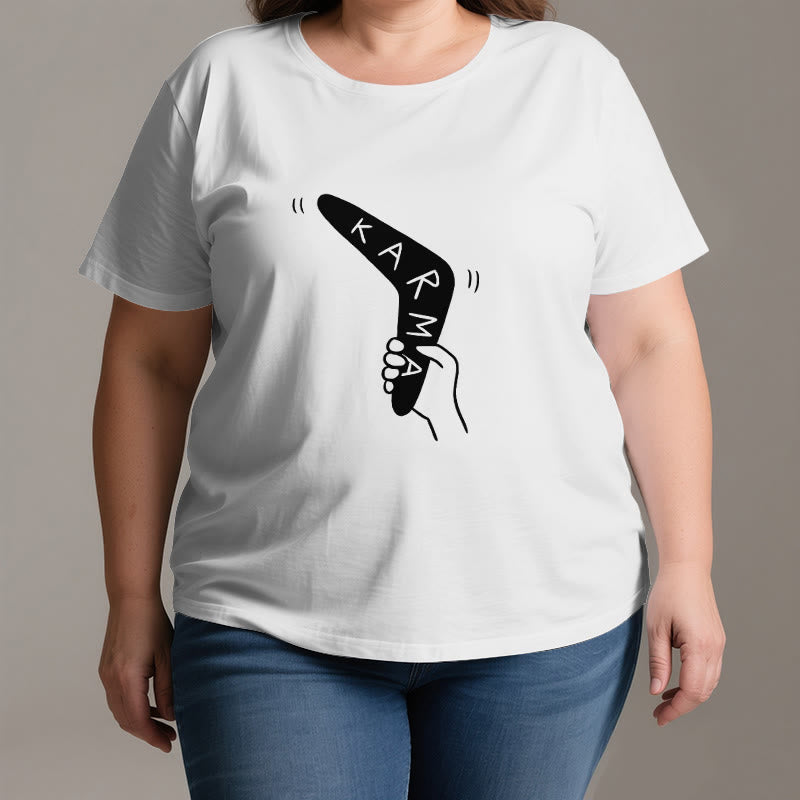 Olivenorma "KARMA" Funny Yoga Work Out Fitness T-Shirt - image 2