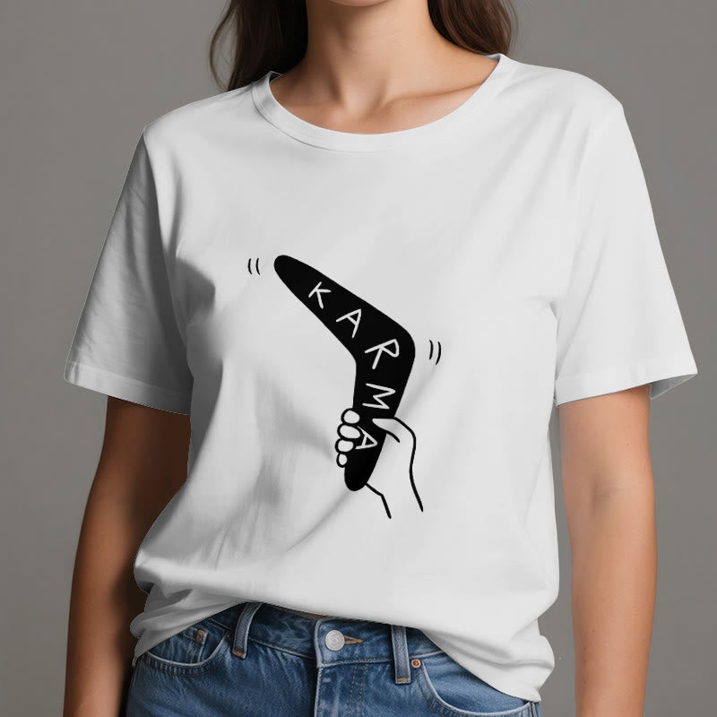 Olivenorma "KARMA" Funny Yoga Work Out Fitness T-Shirt - image 2