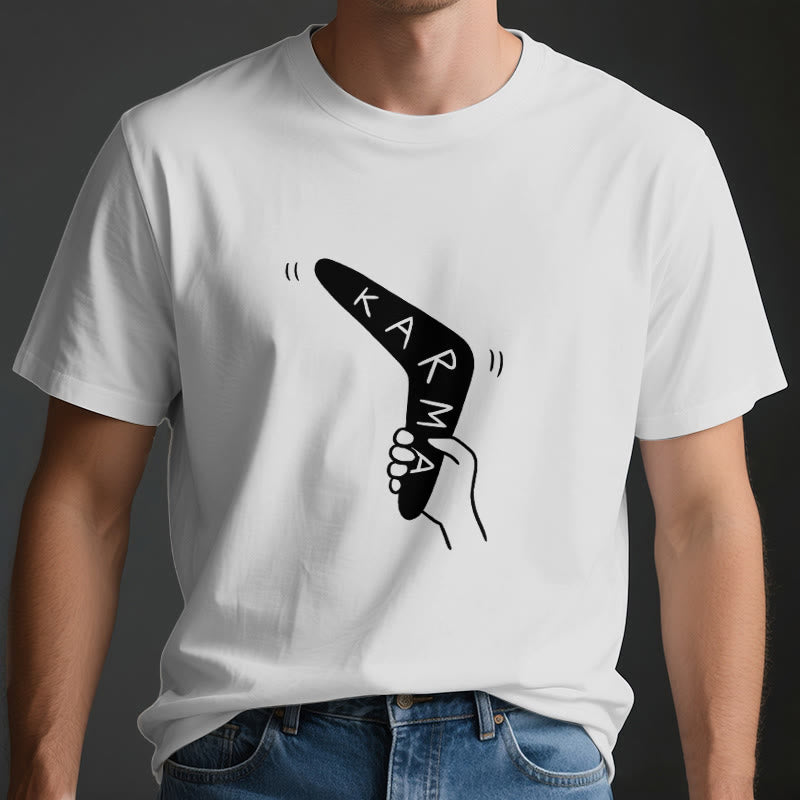 Olivenorma "KARMA" Funny Yoga Work Out Fitness T-Shirt - image 3