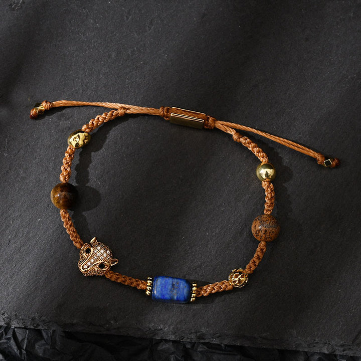Olivenorma Healing Gemstone Adjustable Braided Bracelet - image 3