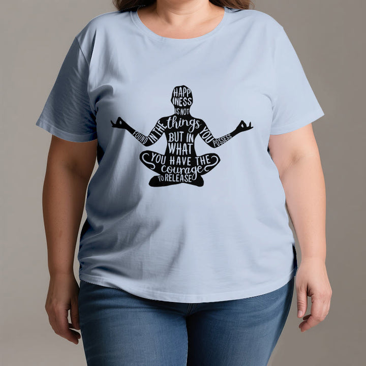 Olivenorma Meditation Tee Cotton Spiritual Yoga T-Shirt - image 2