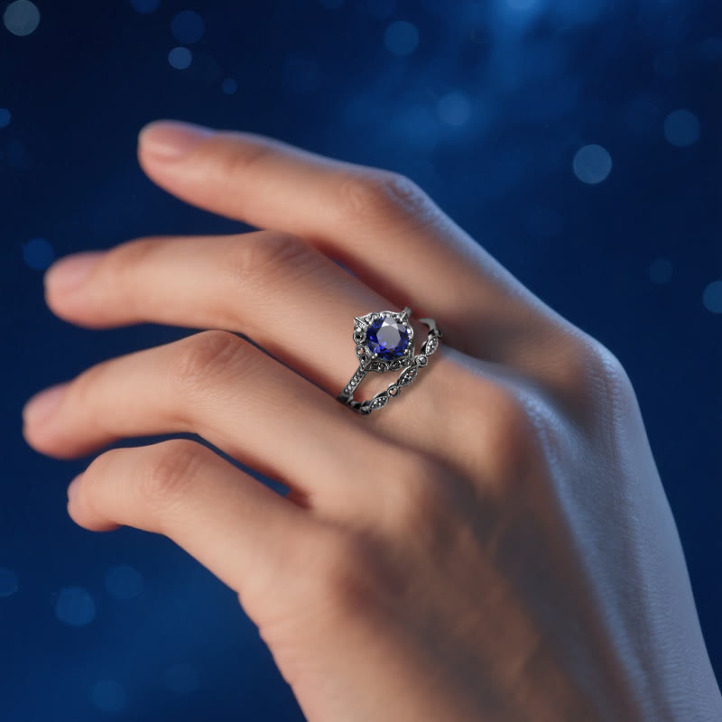 Olivenorma Lilith's Midnight Star​​ Ring - image 2