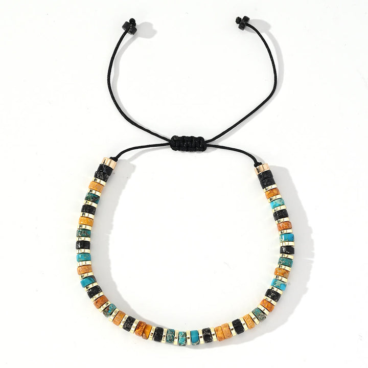 Olivenorma Mini Beaded Hematite Gemstone Trendy Beaded Bracelet - Emperor Stone+Hematite - image 12