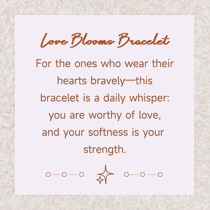 Olivenorma "Love Blooms" Rose Quartz & Strawberry Quartz Bracelet