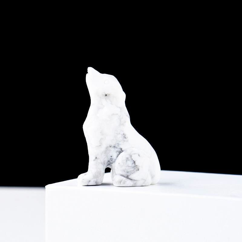 Olivenorma Natural Crystal Little Wolf Boy Gemstone Decoration - image 26