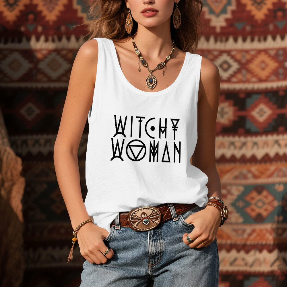 Olivenorma "WITCHY WOMAN" Spiritual Tee Women Tank Top - image 5