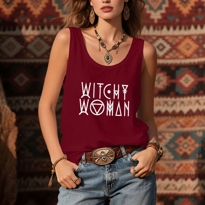 Olivenorma "WITCHY WOMAN" Spiritual Tee Women Tank Top - image 9