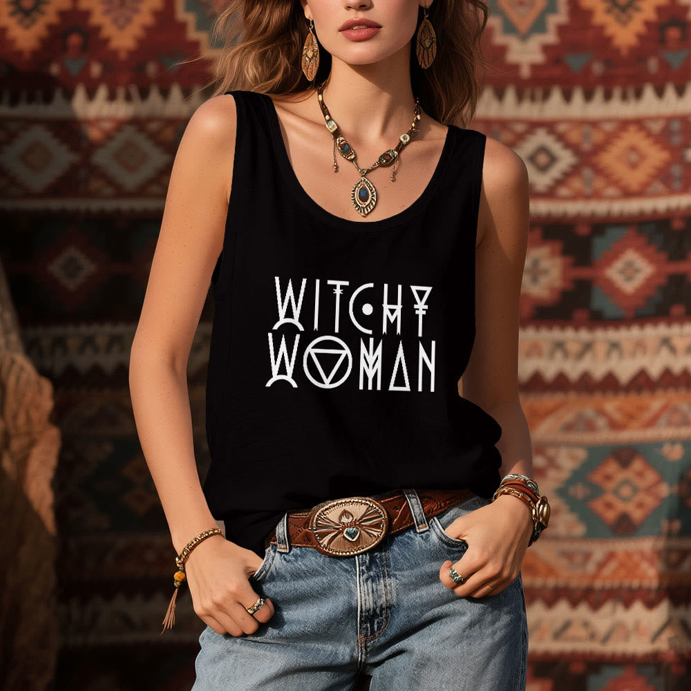 Olivenorma "WITCHY WOMAN" Spiritual Tee Women Tank Top - image 2
