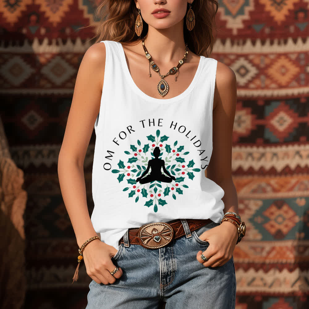 Olivenorma Om for the Holidays Workout Tank Top - image 2
