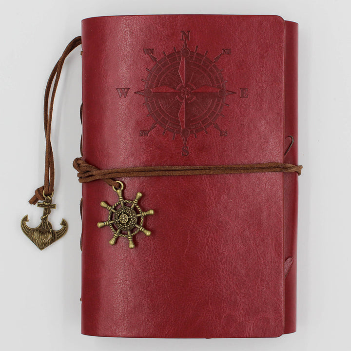 Olivenorma Vintage Leather Cover Journal - DarkRed - image 16