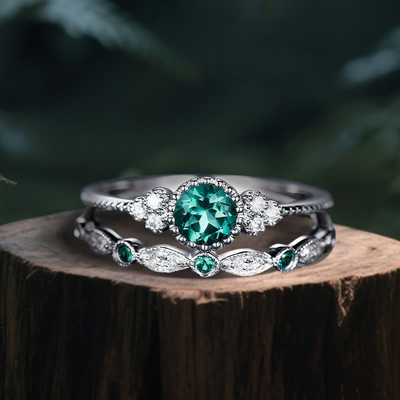 FREE Today: Nemesis Duo Ring - Emerald - US 10 - image 0