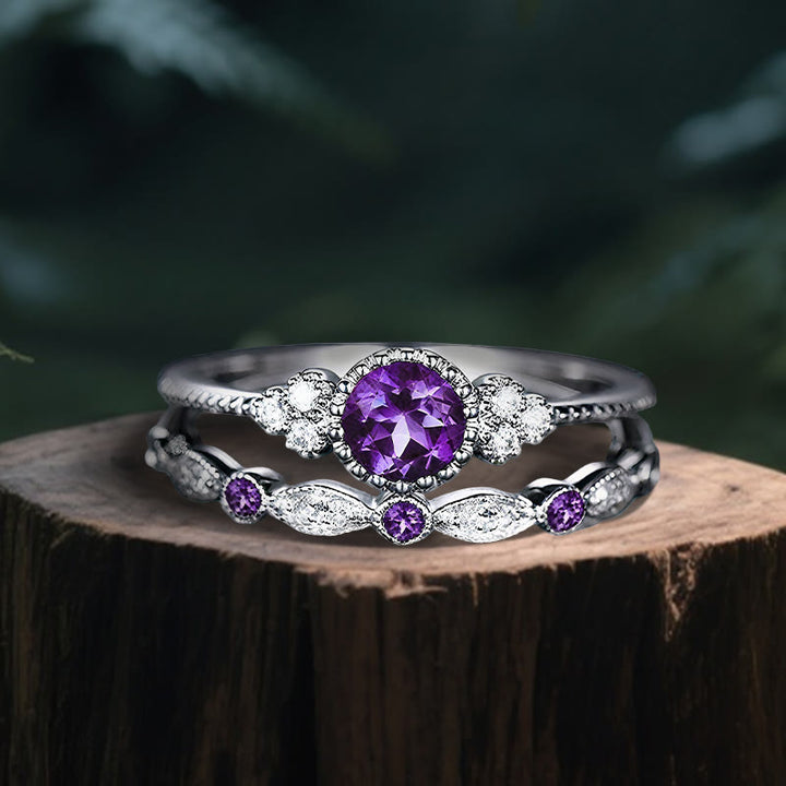 FREE Today: Nemesis Duo Ring - Amethyst - US 10 - image 5