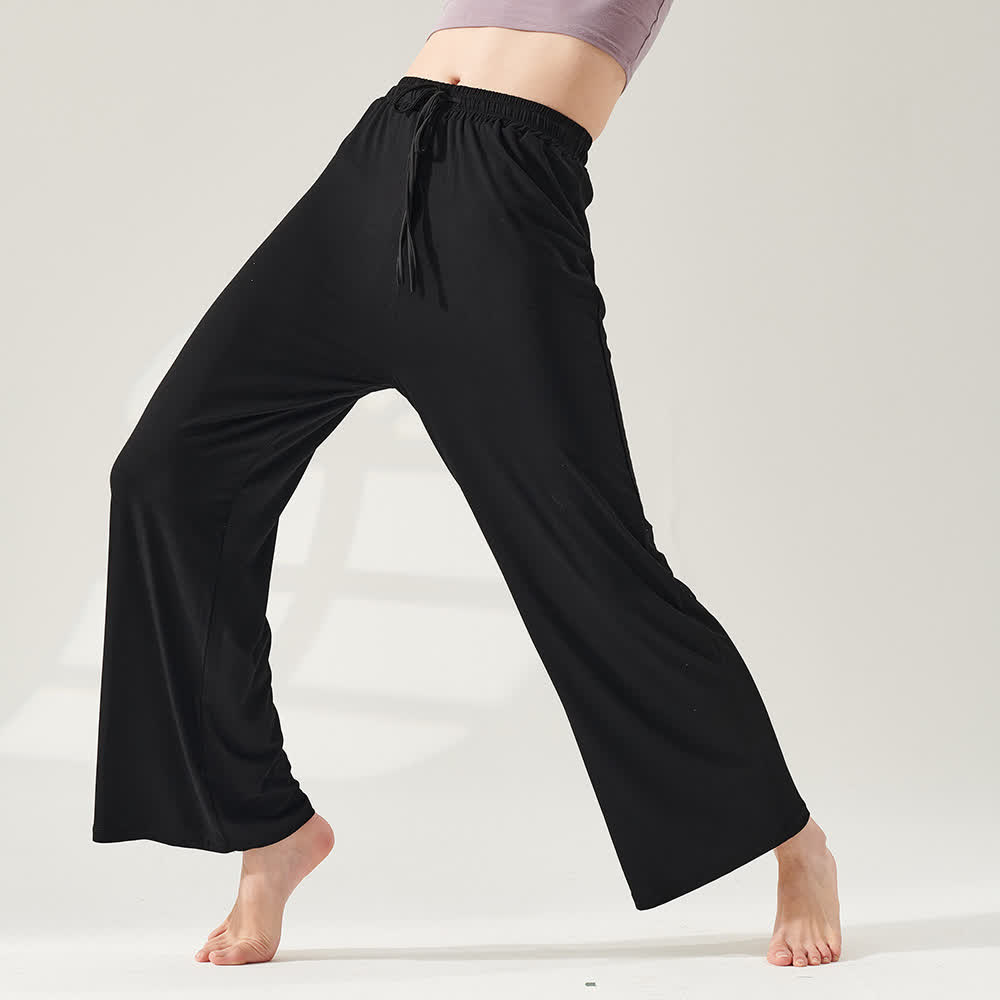 Olivenorma Modal Straight-Leg Wide-Leg Yoga Pants - image 2