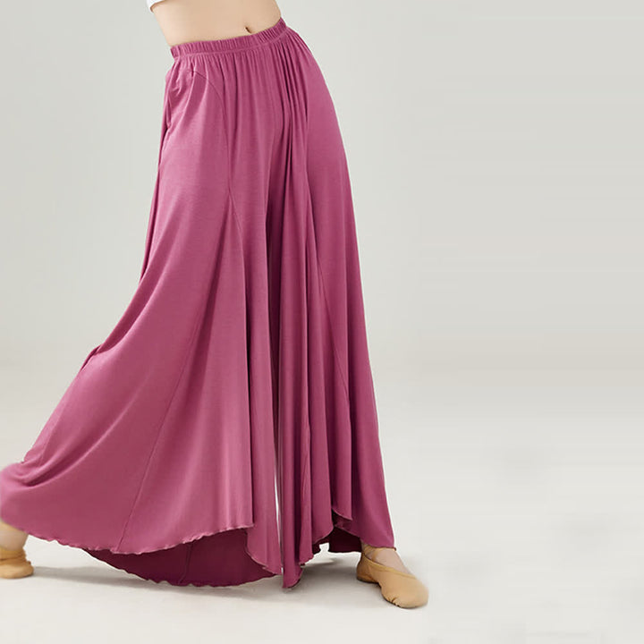 Olivenorma Modal Loose Flowy Ruffle Yoga Pants - image 7