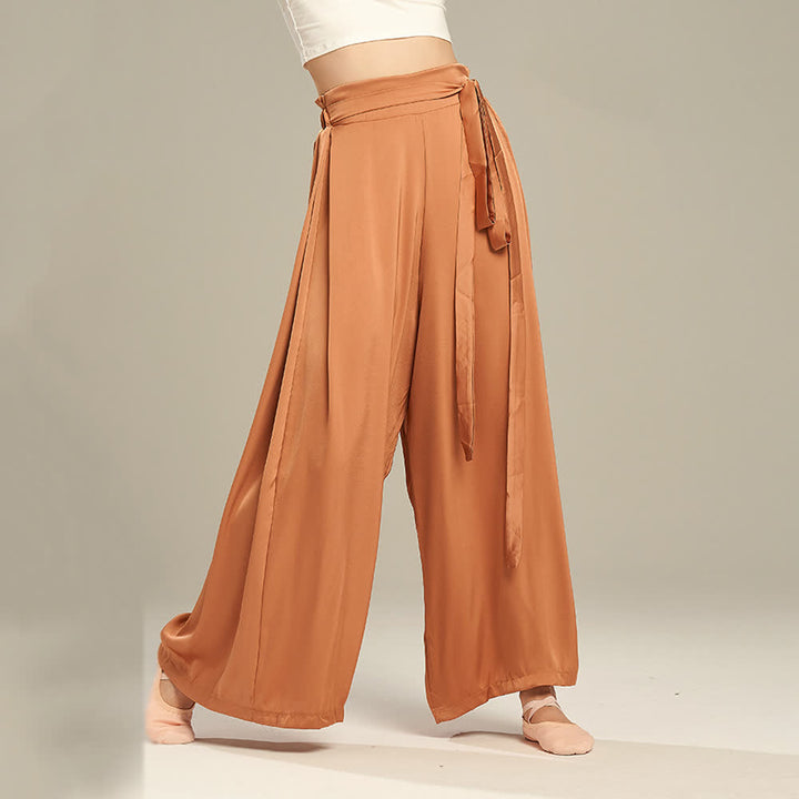 Olivenorma Polyester Flowy Loose Wide-Leg Bandage Yoga Pants - image 13