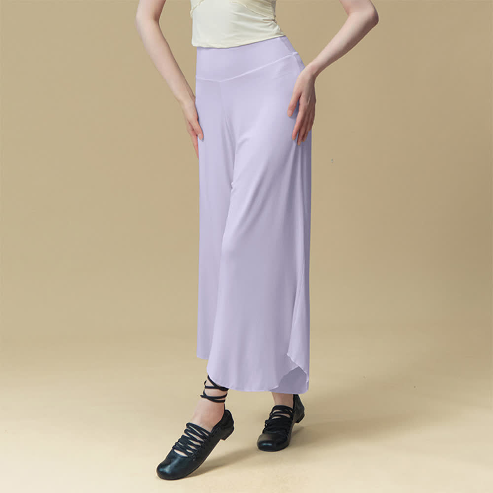 Olivenorma Nylon High-Waist Breathable Yoga Pilates Pants - Purple - L - image 8