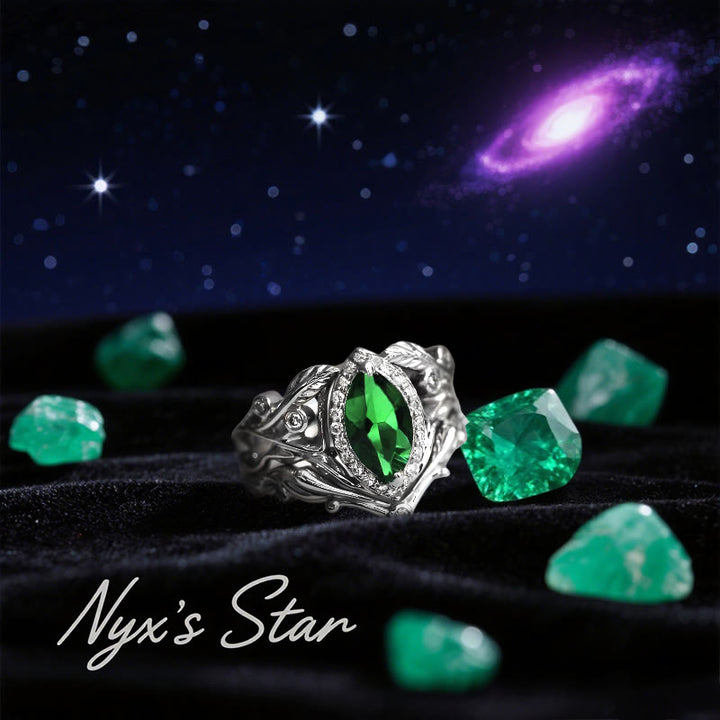 Olivenorma Nyx's Star Marquise-Cut Moissanite Ring - image 6