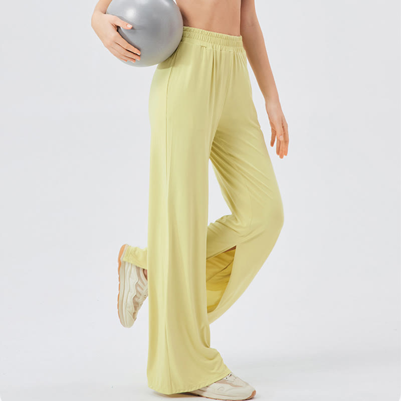 Olivenorma Lightweight Wide Leg Ventilated Loose Pants Casual Yoga Pants - image 2