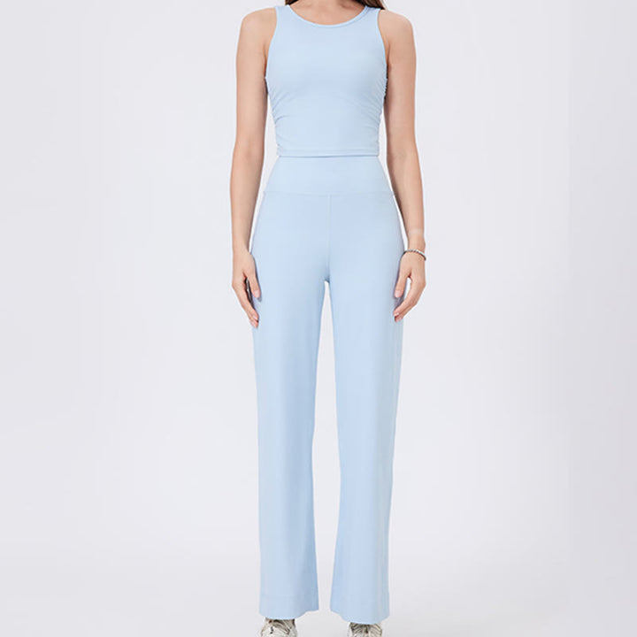 Olivenorma Versatile Straight-Leg Cut Mid Waist Stretch Dress Yoga Pants - image 9