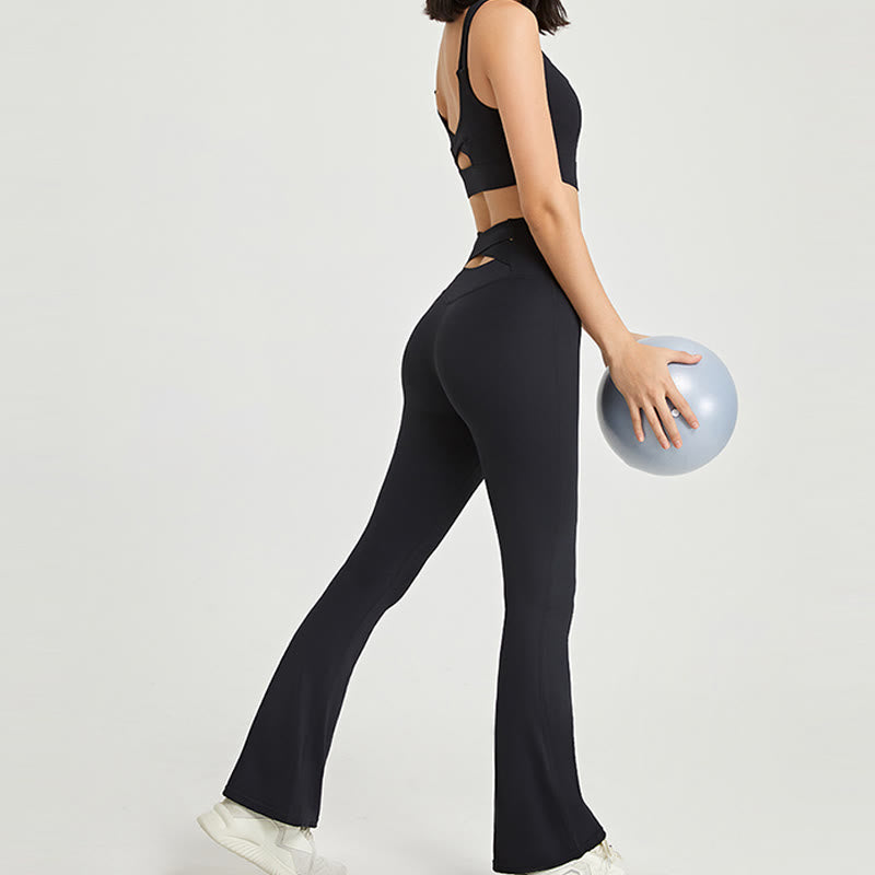 Olivenorma Women Workout Flare Leggings High Waist Yoga Pants - image 8