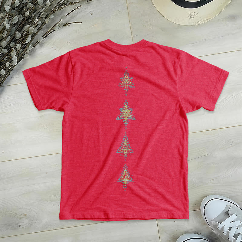 Olivenorma Metatro's Cube Symbol Sacred Geometry Healing Tee V-Neck Spiritual T-Shirt - image 31