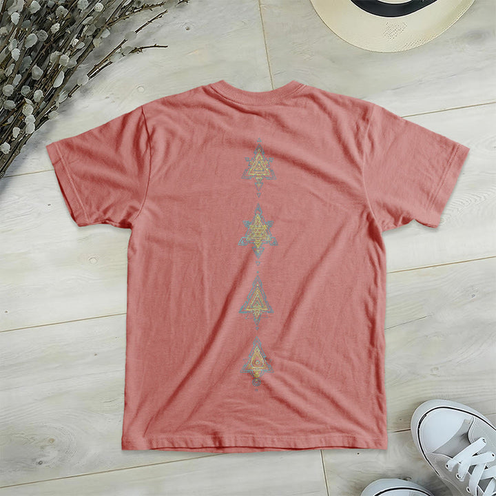 Olivenorma Metatro's Cube Symbol Sacred Geometry Healing Tee V-Neck Spiritual T-Shirt - image 29