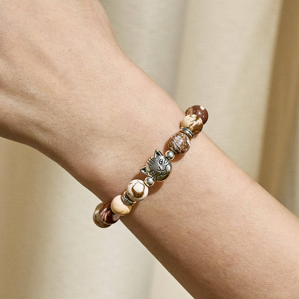 Olivenorma Cat Magic​​ Gemstone Beaded Bracelet - image 2