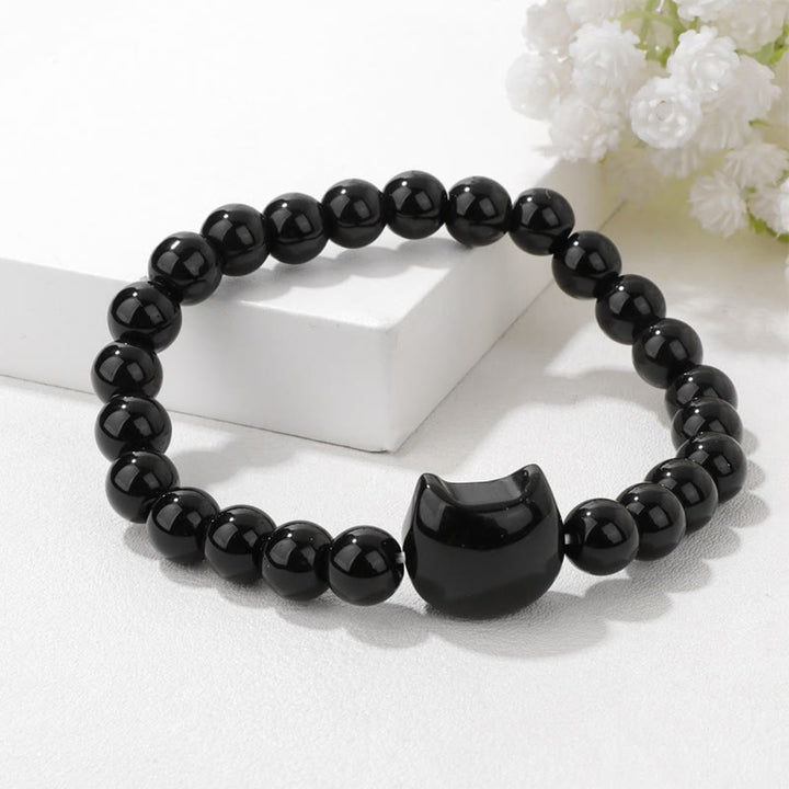 Olivenorma Mystic Meow Charm Crystal Bracelet - image 6