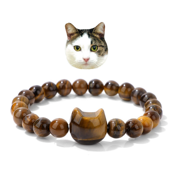 Olivenorma Stray Cat Protection Bracelet with Card - Tiger Eye - With Card - image 16