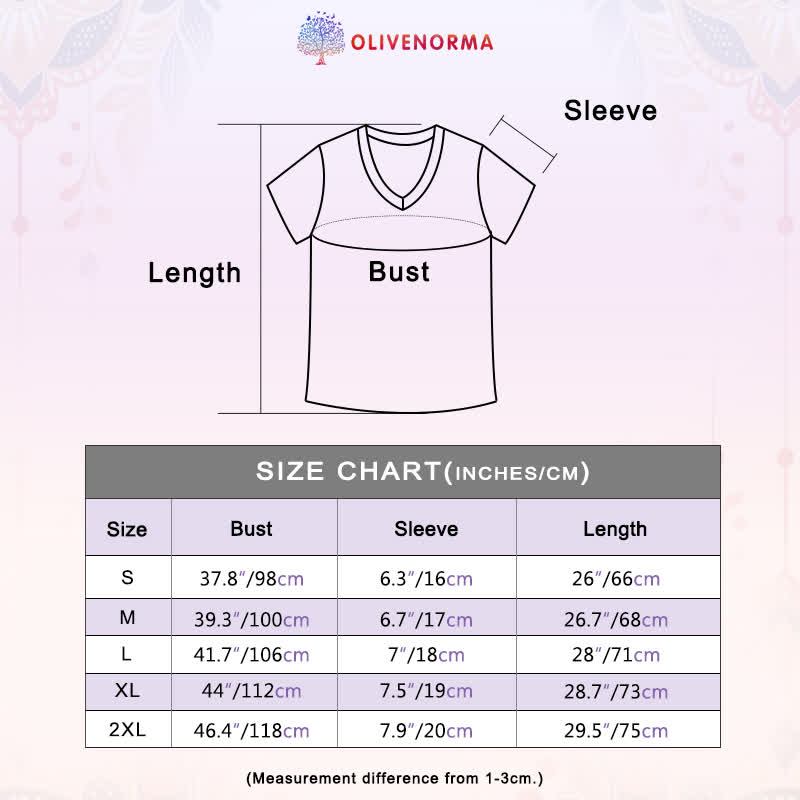 Olivenorma Women's Nature and Animal Elephant V-Neck T-Shirt - image 29