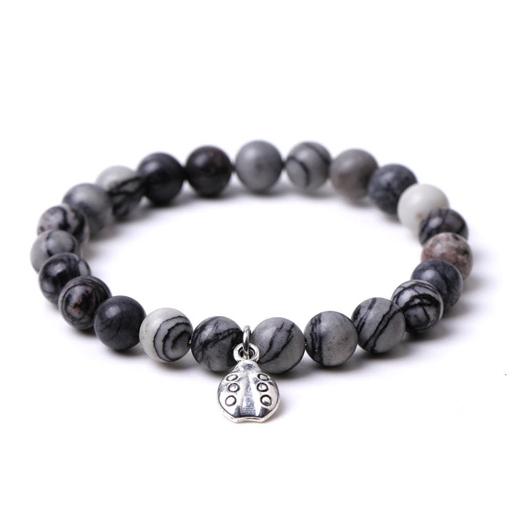 Olivenorma Lucky 7 Ladybug Charm Gemstone Bracelet - image 44