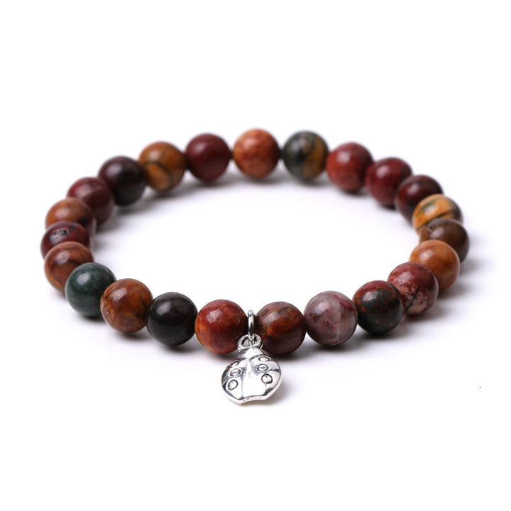 Olivenorma Lucky 7 Ladybug Charm Gemstone Bracelet - image 8