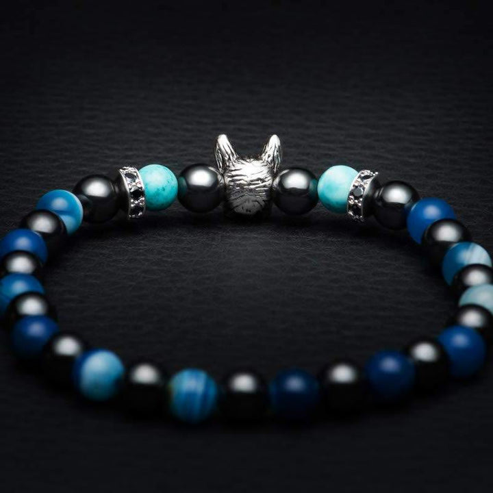 Olivenorma French Bulldog​​ Memorial Gemstone Bracelet - image 9