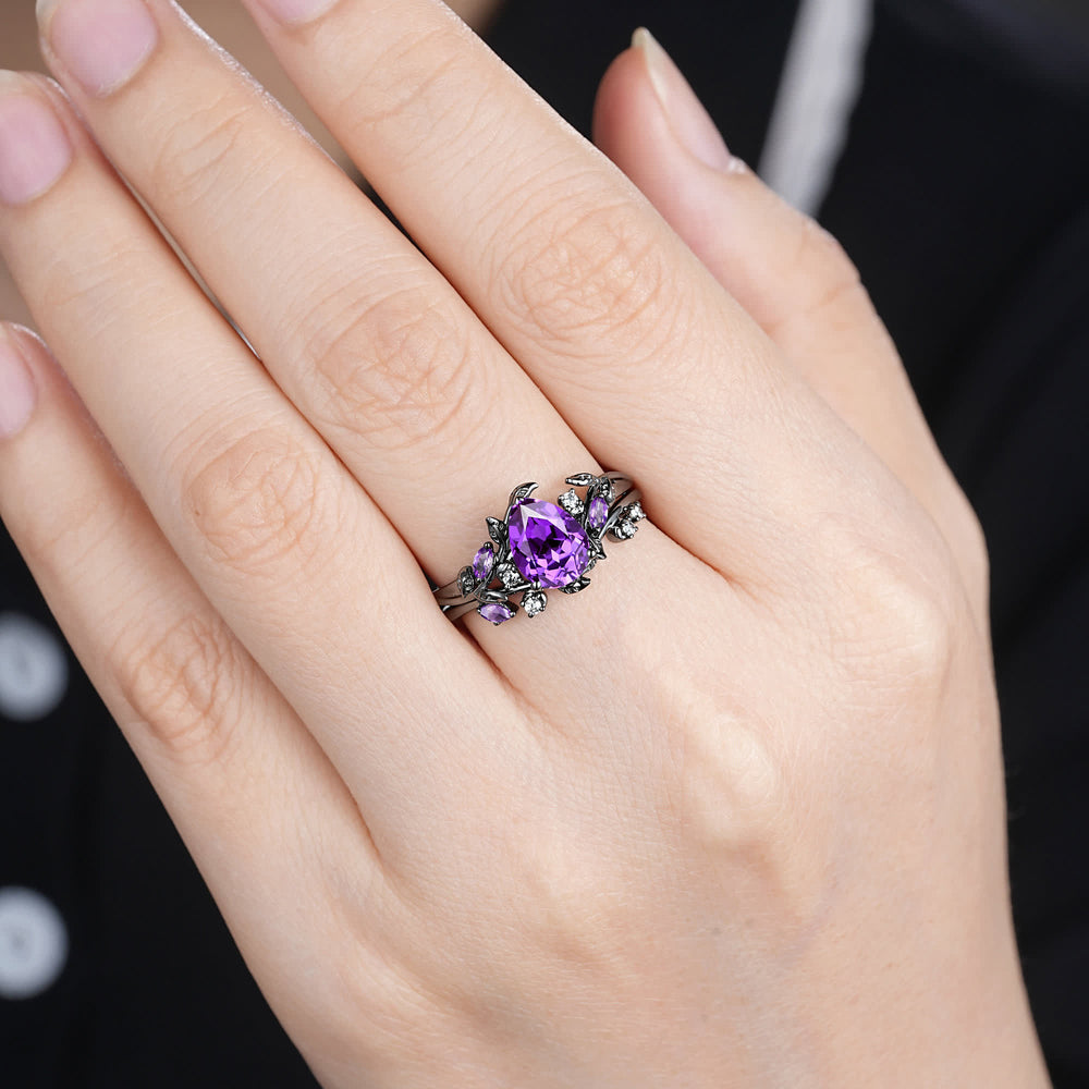 Olivenorma The Enchantress of Twilight Amethyst Ring - image 2