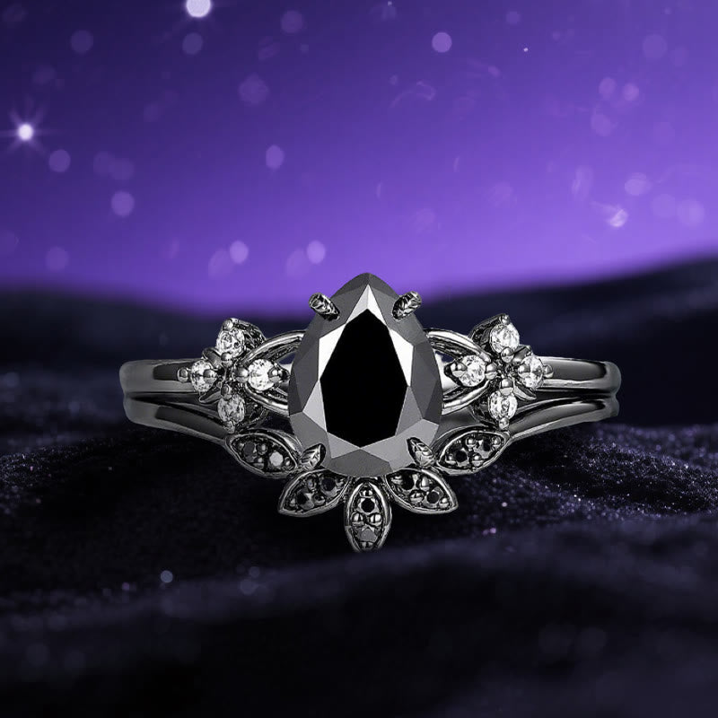 Olivenorma Nidhogg's Bloom Obsidian Healing Ring - US 10 - image 0