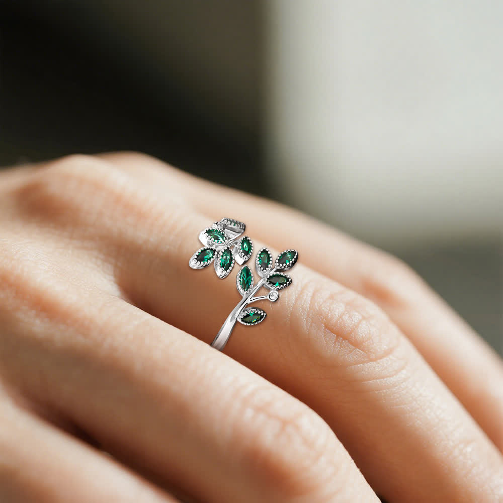 Olivenorma Forest Majesty Leaf Ring - image 2
