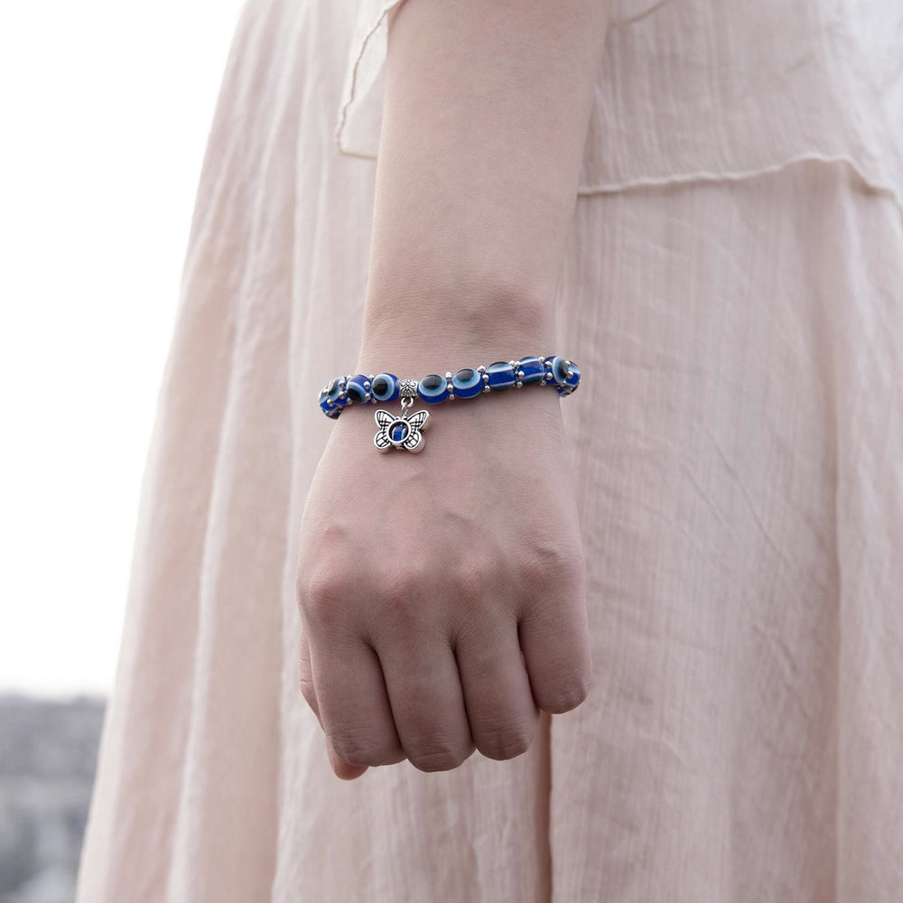 Olivenorma Double Guardians Evil Eye Animals Totem Beaded Bracelet - image 2