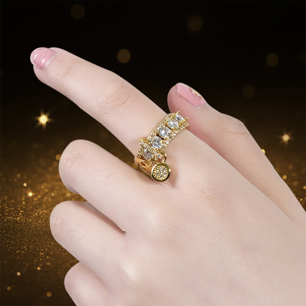 Olivenorma Hecate's Sigil Sparkling Zirconia Ring - image 1