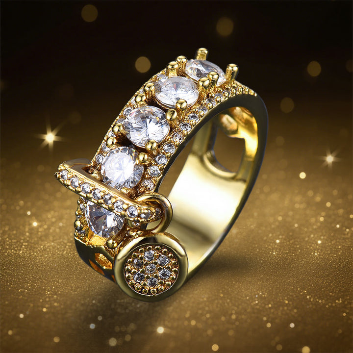 Olivenorma Hecate's Sigil Sparkling Zirconia Ring - image 4