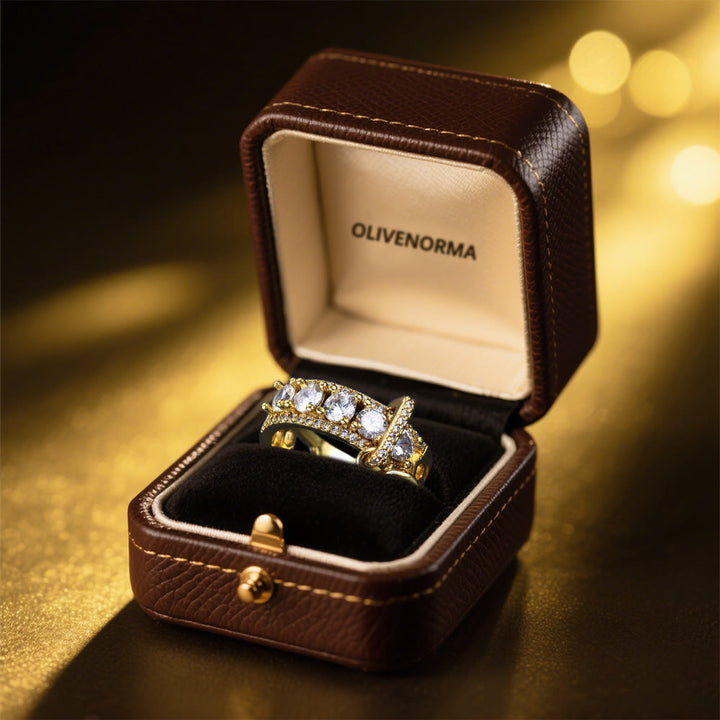 Olivenorma Hecate's Sigil Sparkling Zirconia Ring - image 2