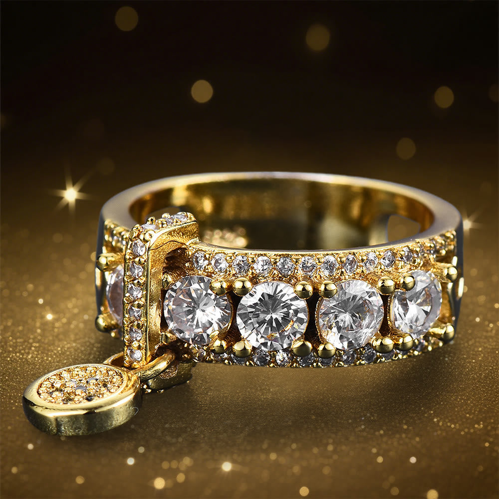 Olivenorma Hecate's Sigil Sparkling Zirconia Ring - image 3