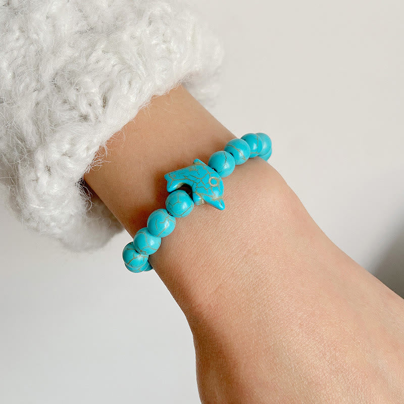 Olivenorma Dolphin Ocean Guardian Turquoise Bracelet - image 2
