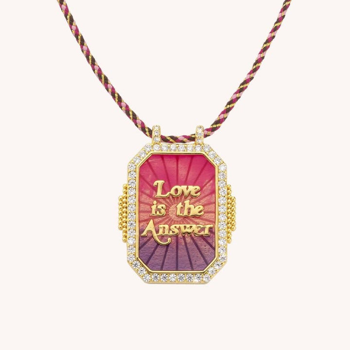 Olivenorma Colorful Tarot Kaleidoscope Braided Bracelet Necklace - Love Necklace - image 5