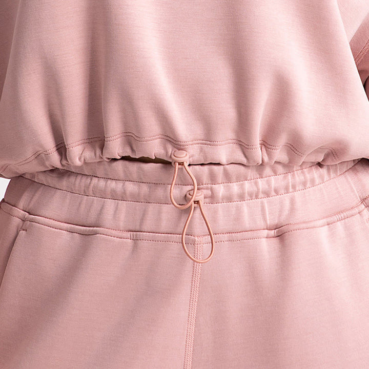 Olivenorma Soft Long Sleeve Crewneck Yoga Tops Workout Casual Pullover Sweatshirt - image 4