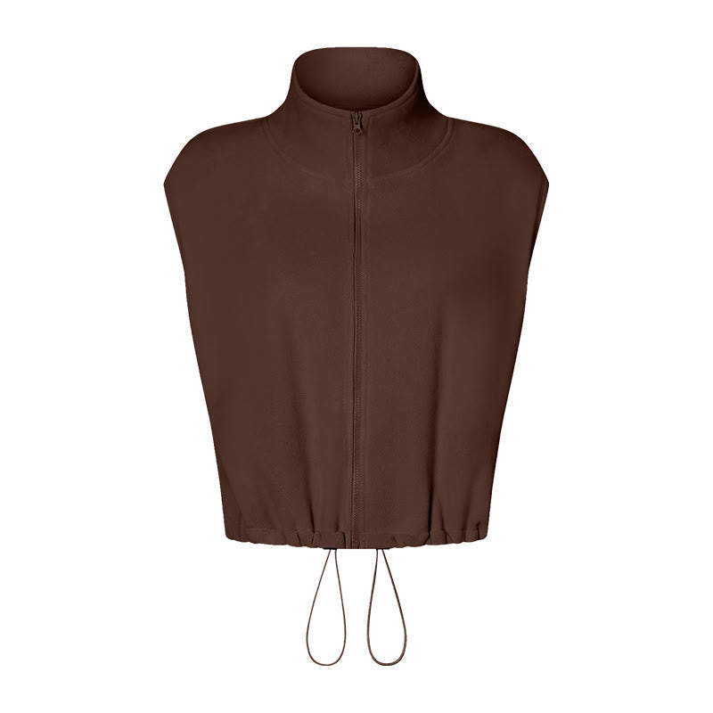 Olivenorma Full Zip Sleeveless Workout Yoga Active Jacket Vest Athletic Hoodies - image 12